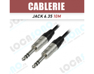 Cable Jack 6.35 / Double Jack - 3 mètres - Achat / Vente de câbles sono  livré en 24/48h - CentralSono