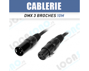 Vente câble DMX 10m