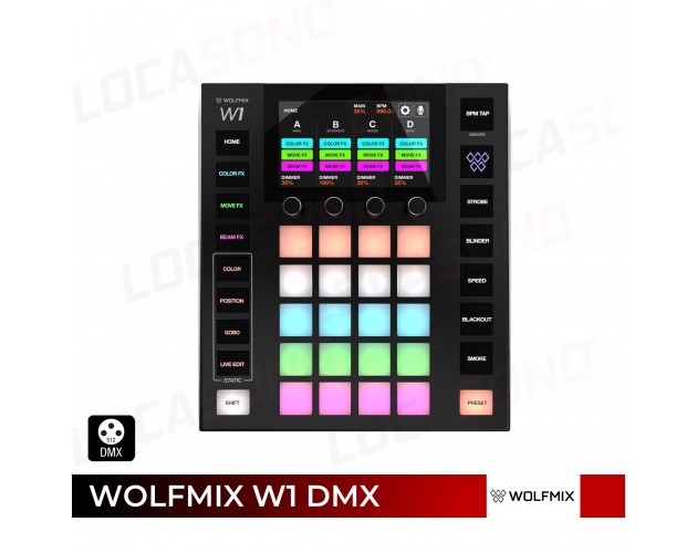 WOLFMIX Contrôleur DMX autonome.