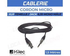 VENTE Câble XLR Femelle /...