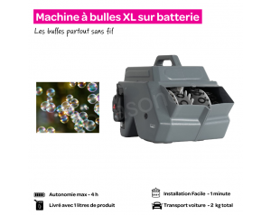 Machine à bulles portable...